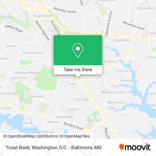 Truist Bank map