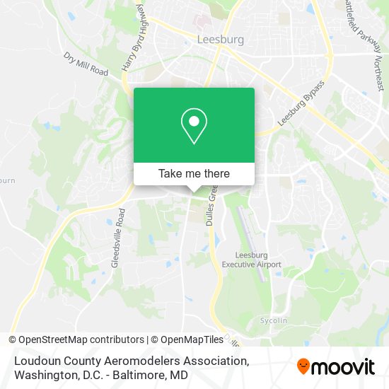 Loudoun County Aeromodelers Association map