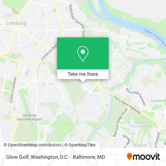 Glow Golf map