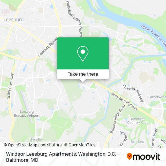 Windsor Leesburg Apartments map