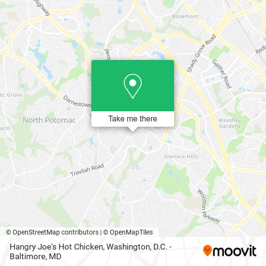 Hangry Joe's Hot Chicken map