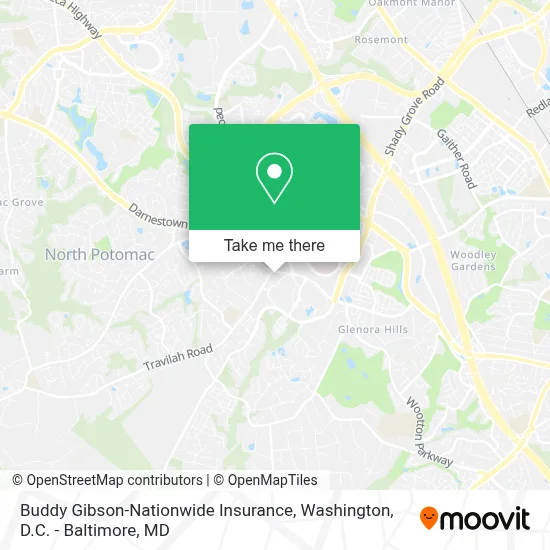 Buddy Gibson-Nationwide Insurance map