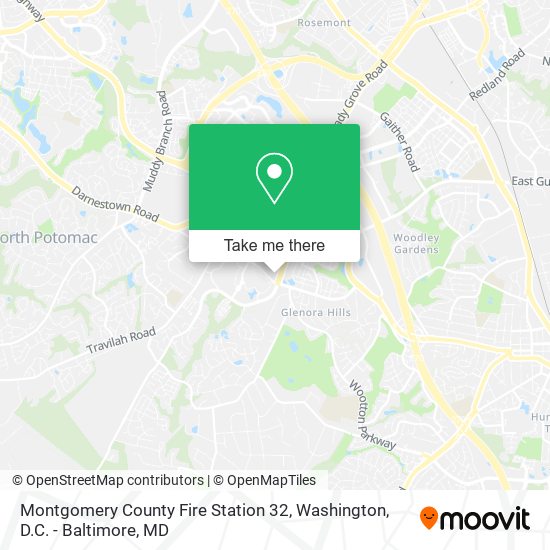 Mapa de Montgomery County Fire Station 32