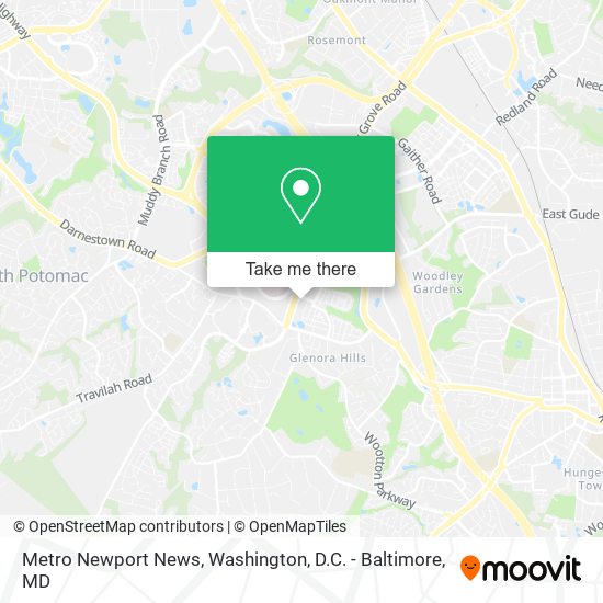 Metro Newport News map