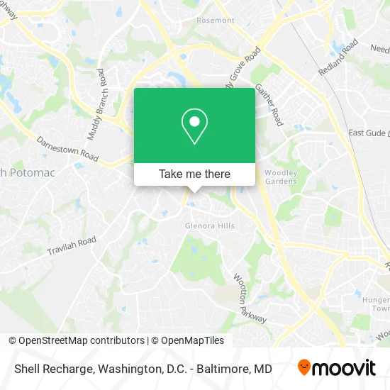 Mapa de Shell Recharge