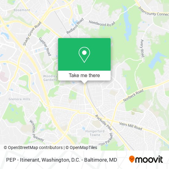 PEP - Itinerant map