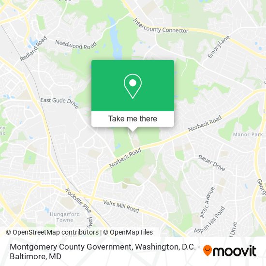 Mapa de Montgomery County Government