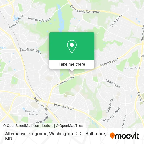 Alternative Programs map