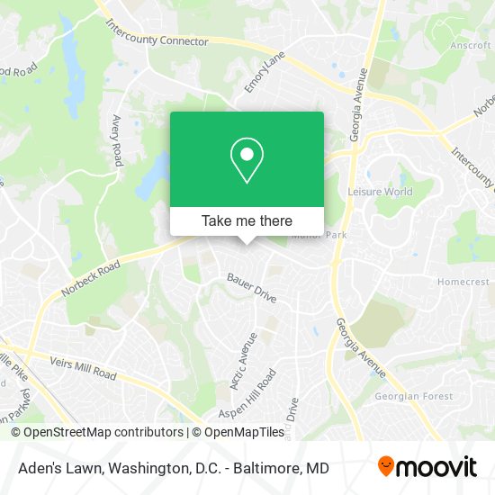 Aden's Lawn map