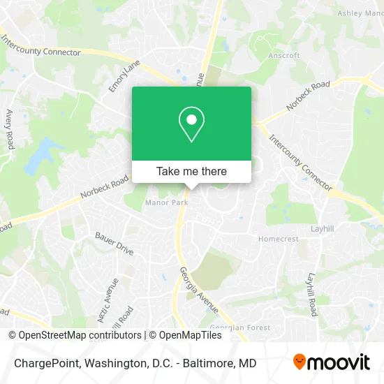 ChargePoint map