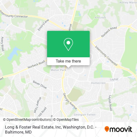 Mapa de Long & Foster Real Estate, Inc