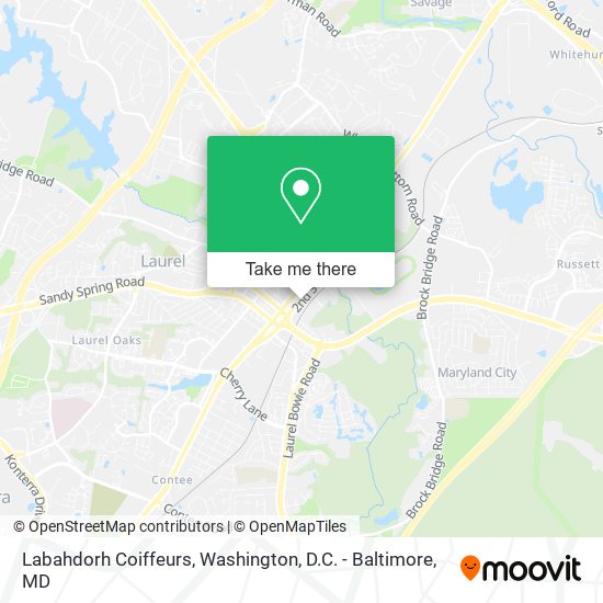 Labahdorh Coiffeurs map