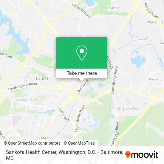 Sankofa Health Center map