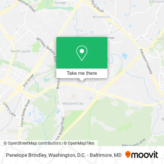 Penelope Brindley map
