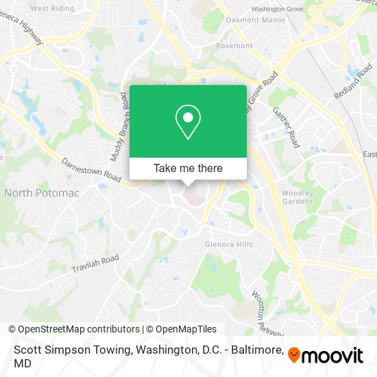 Scott Simpson Towing map