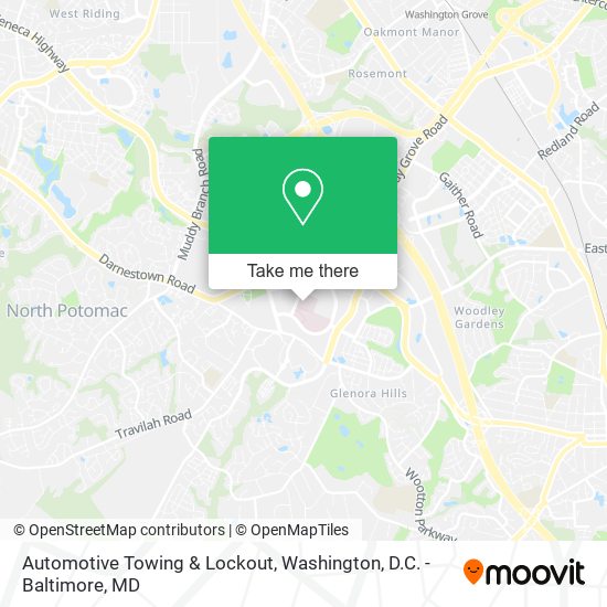 Automotive Towing & Lockout map