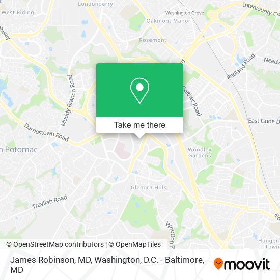 James Robinson, MD map