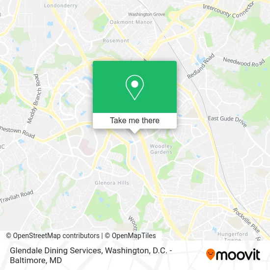 Glendale Dining Services map