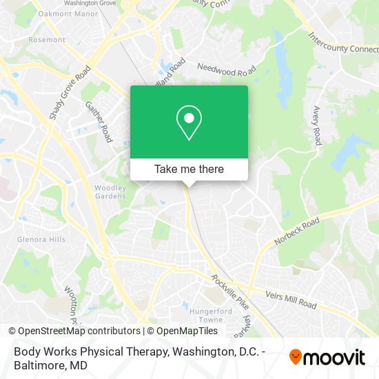 Body Works Physical Therapy map