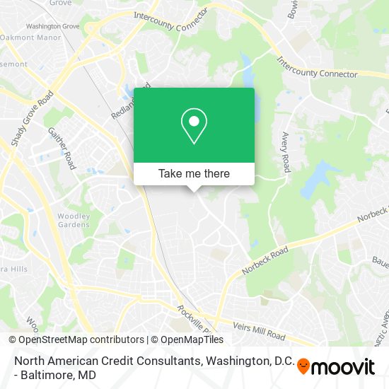 Mapa de North American Credit Consultants