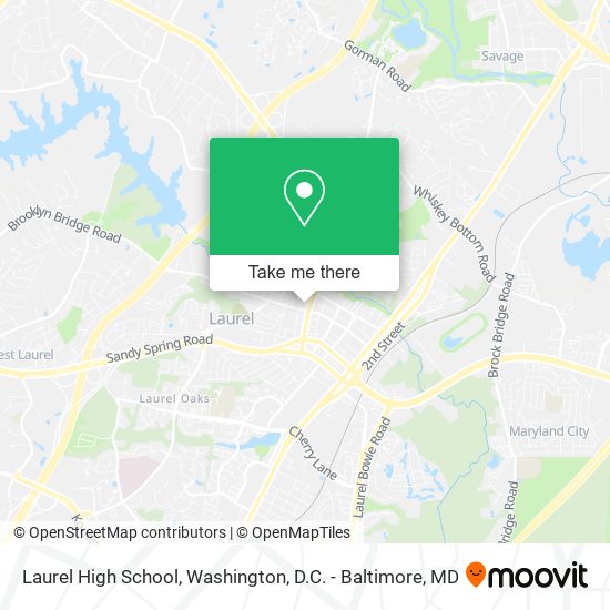 Mapa de Laurel High School