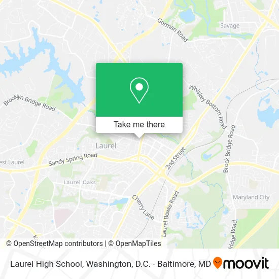 Laurel High School map