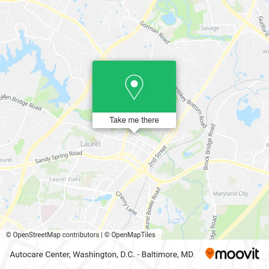 Autocare Center map