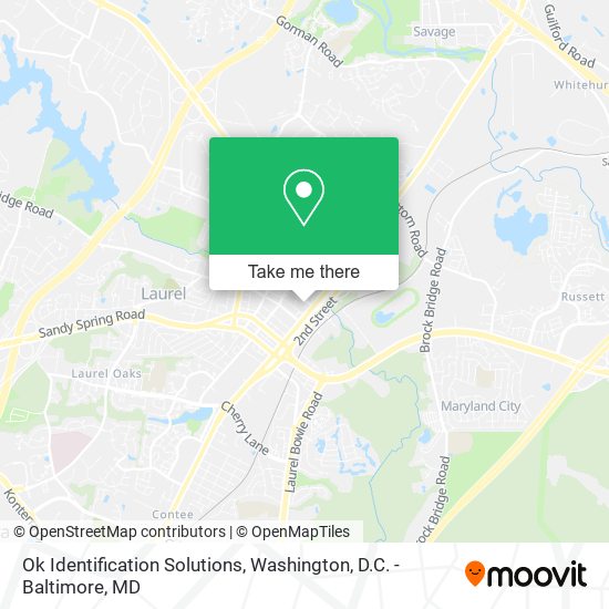 Ok Identification Solutions map