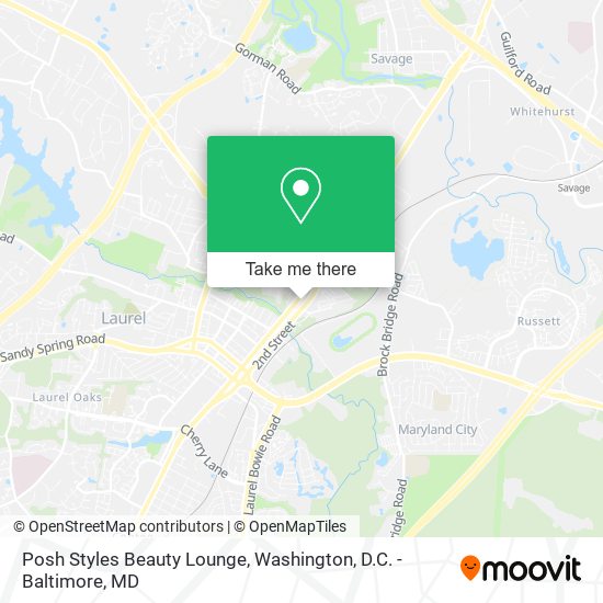 Posh Styles Beauty Lounge map