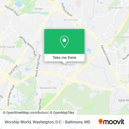 Worship World map