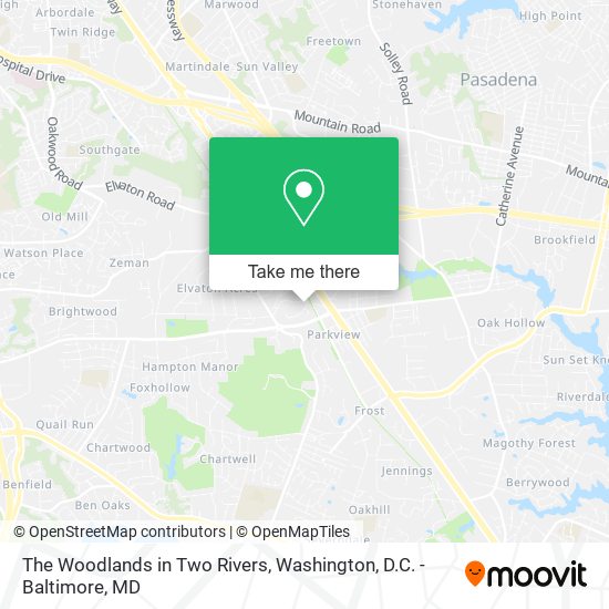 Mapa de The Woodlands in Two Rivers
