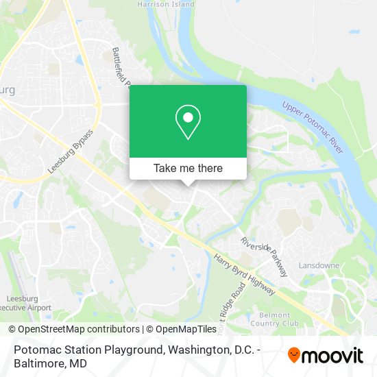 Mapa de Potomac Station Playground