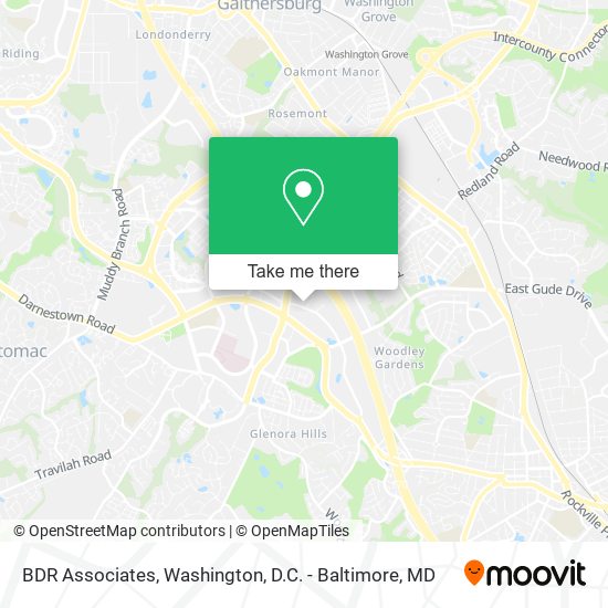 Mapa de BDR Associates