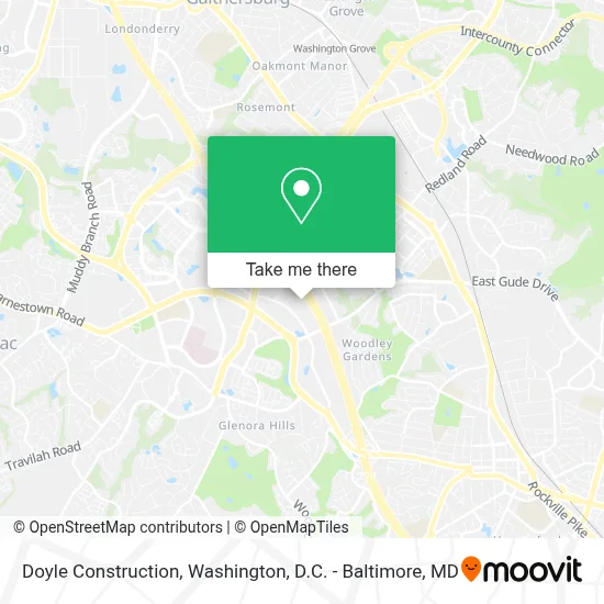 Doyle Construction map