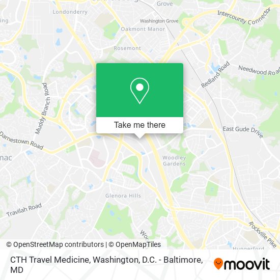 CTH Travel Medicine map
