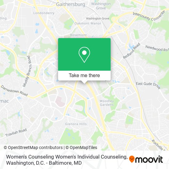 Women's Counseling Women's Individual Counseling map