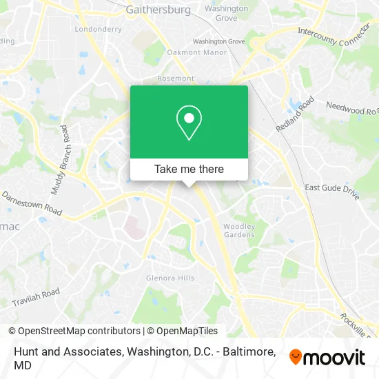 Mapa de Hunt and Associates