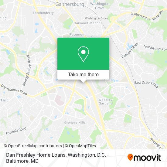 Dan Freshley Home Loans map