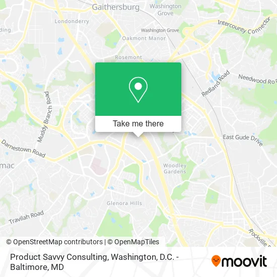 Mapa de Product Savvy Consulting