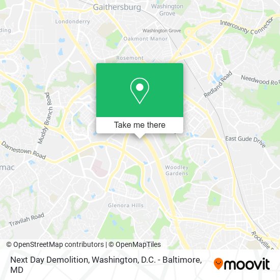 Next Day Demolition map