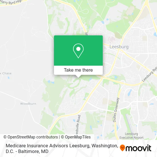Medicare Insurance Advisors Leesburg map