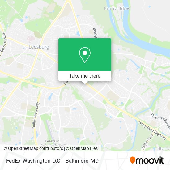 Mapa de FedEx