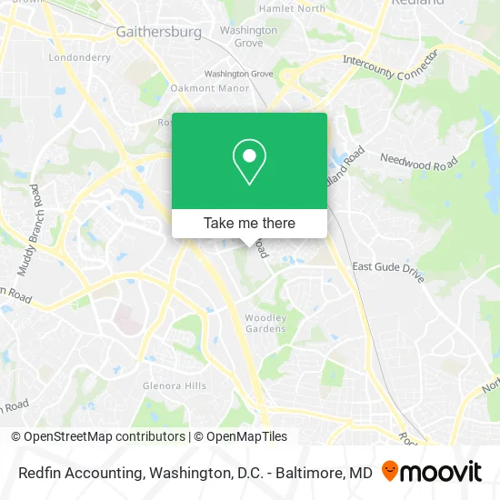 Mapa de Redfin Accounting