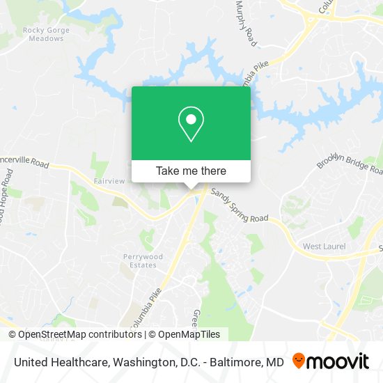 United Healthcare map