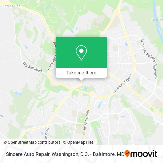 Sincere Auto Repair map