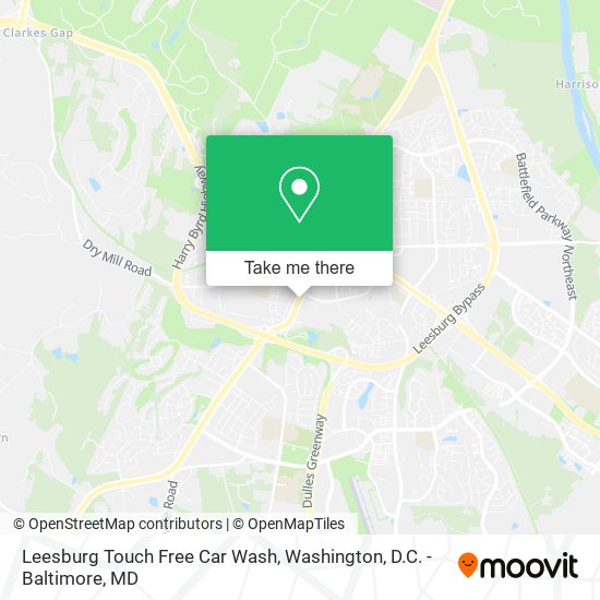 Mapa de Leesburg Touch Free Car Wash