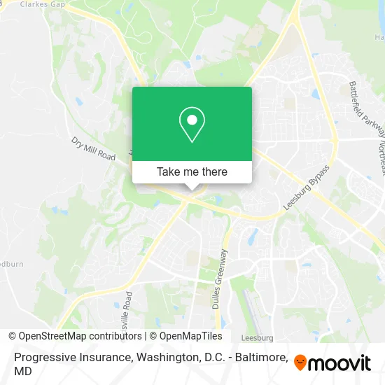 Progressive Insurance map
