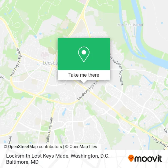Locksmith Lost Keys Made map