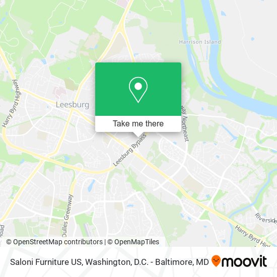 Saloni Furniture US map