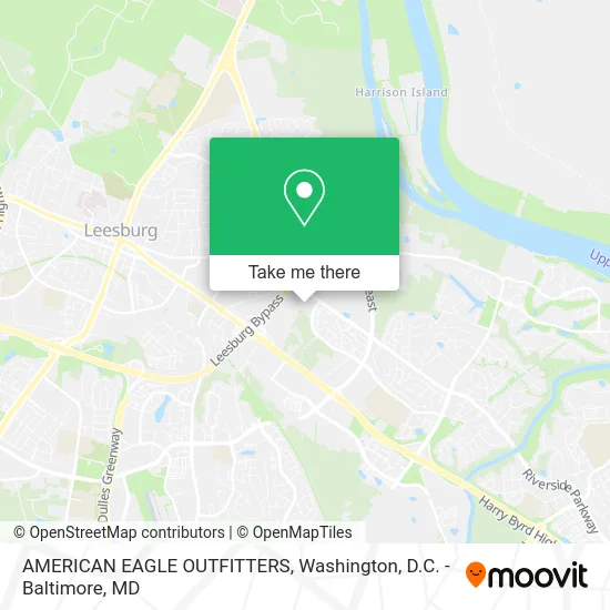 AMERICAN EAGLE OUTFITTERS map